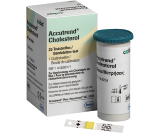 Teste colesterol pt Accutrend Plus